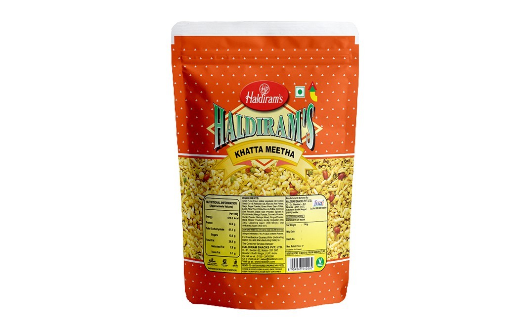 Haldiram's Khatta Meetha    Pack  1 kilogram